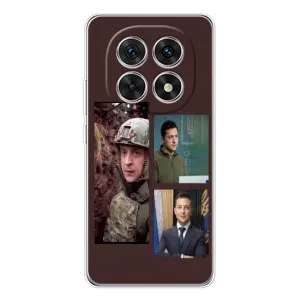 Чохол для Xiaomi Redmi Note 15 5G (AlphaPrint - с принтом Зеленського) (Президент)