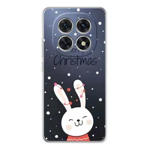 Зимні Чохли для Шьомуі Мі Redmi Ноте 15 5G - прозорий фон (Різдвяний заєць)