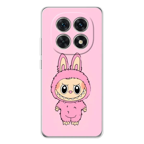 Чехол с принтом «Розовый Лабубу» для Xiaomi Redmi Note 15 5G