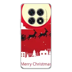 Рождественские Чехлы для Xiaomi Redmi Note 15 5G (VPrint) (Санта с оленями)