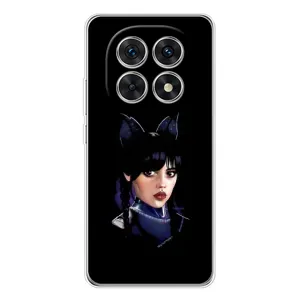 Чехлы Венсдей на Xiaomi Redmi Note 15 5G Уэнсдей (AlphaPrint) (серьезная Уэнздей)