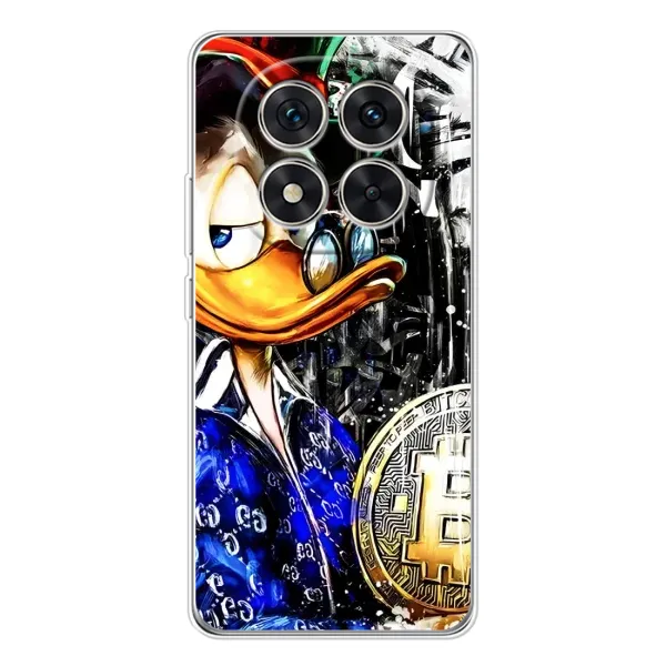 Чохол з принтом «Біткойн Скрудж» для Xiaomi Redmi Note 15 Pro 5G