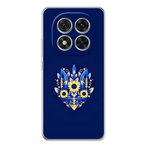 Чехлы для Xiaomi Redmi Note 15 Pro 5G  Укр. Символика (AlphaPrint) (Цветочный Герб)