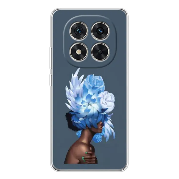 Чехол с принтом «Цветы на голове» для Xiaomi Redmi Note 15 Pro 5G