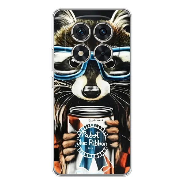 Чехол с принтом «Енот с банкой» для Xiaomi Redmi Note 15 Pro 5G Чехол с принтом «Енот с банкой» для Xiaomi Redmi Note 15 Pro 5G