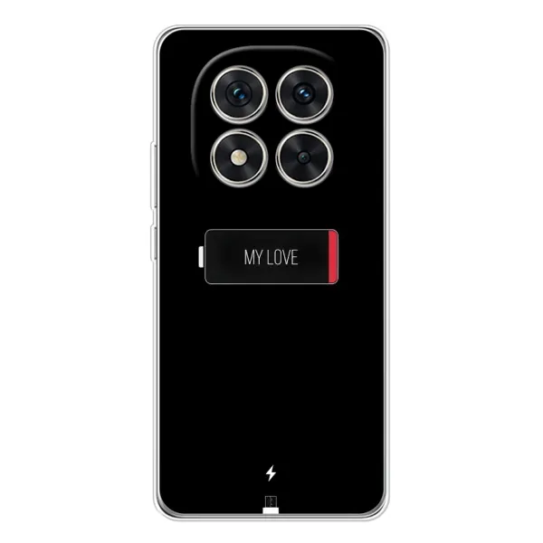 Чохол з принтом «Love battery» для Xiaomi Redmi Note 15 Pro 5G