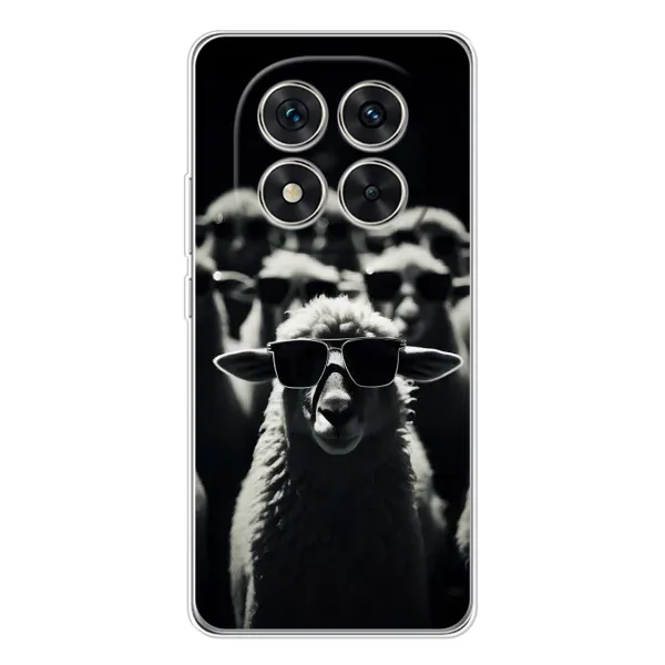Чехол с принтом «Овечка в очках» для Xiaomi Redmi Note 15 Pro 5G Чехол с принтом «Овечка в очках» для Xiaomi Redmi Note 15 Pro 5G