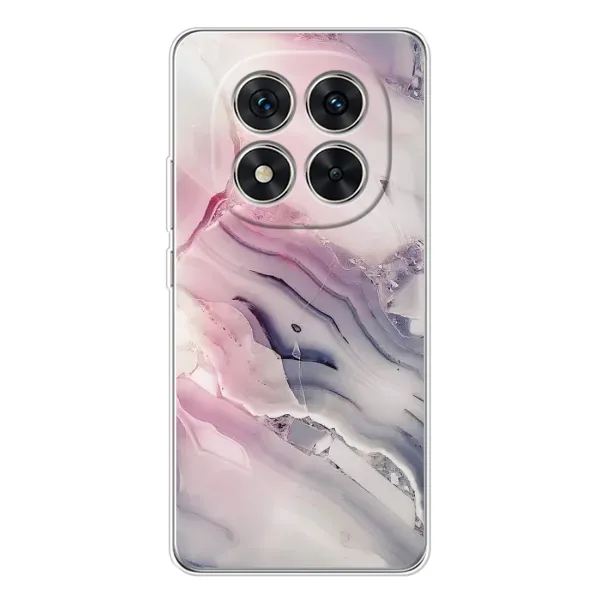 Чехол с принтом «Пурпурный Мрамор» для Xiaomi Redmi Note 15 Pro 5G