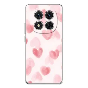 Чохол з розовим принтом для Xiaomi Redmi Note 15 Pro 5G (Рожеві сердечки)