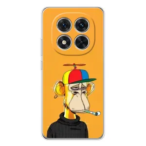 Чехлы с Обезьянами NFT для Xiaomi Redmi Note 15 Pro 5G (AlphaPrint) (Скучающая Обезьяна NFT)