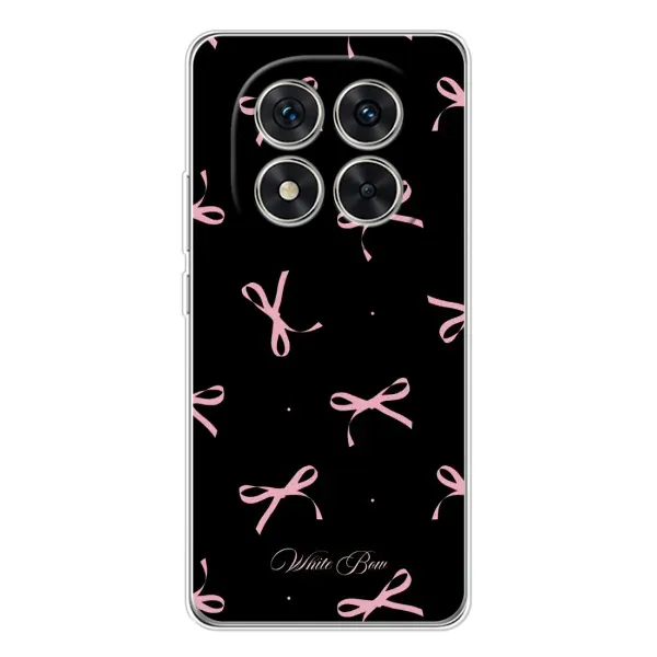Чехол с принтом «Банты на черном» для Xiaomi Redmi Note 15 Pro Plus