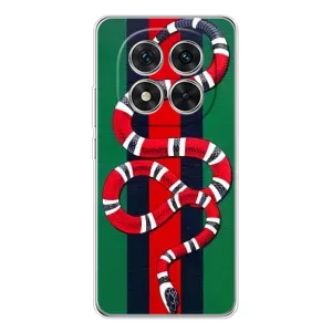 Чехлы ГУЧЧИ для Редми Нот 15 Про Плюс (AlphaPrint) (Gucci змия)