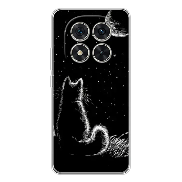 Чехол с принтом «Котик и луна» для Xiaomi Redmi Note 15 Pro Plus Чехол с принтом «Котик и луна» для Xiaomi Redmi Note 15 Pro Plus
