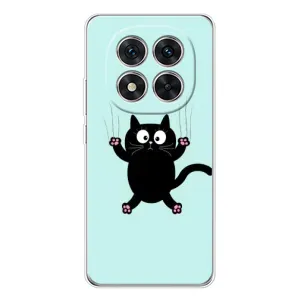Чехол с принтом для Xiaomi Redmi Note 15 Pro Plus (AlphaPrint) Модные коты (Падающий кот)