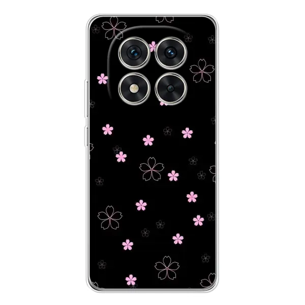 Чехол с принтом «Розовые цветы на черном» для Xiaomi Redmi Note 15 Pro Plus Чехол с принтом «Розовые цветы на черном» для Xiaomi Redmi Note 15 Pro Plus
