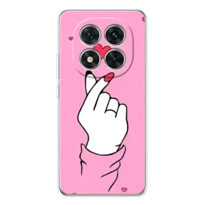 Чехол с принтом для Xiaomi Redmi Note 15 Pro Plus (AlphaPrint - Знак сердечка) (Знак Love)