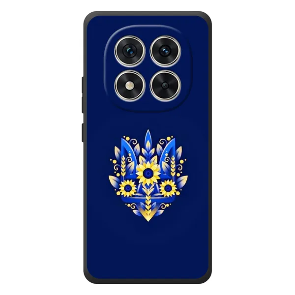 Чехол с принтом «Цветочный Герб» для Xiaomi Redmi Note 15 Pro