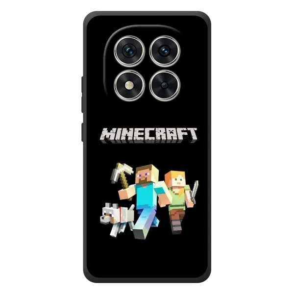 Чохол з принтом «герої Minecraft» для Xiaomi Redmi Note 15 Pro