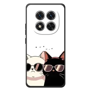 Чохол з малюнком кіт на Xiaomi Redmi Note 15 Pro (Коти в окулярах)