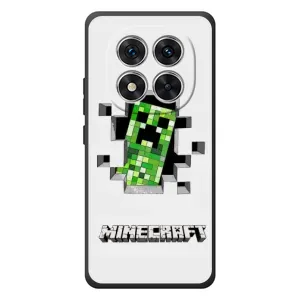 Чехол Майнкрафт на Xiaomi Redmi Note 15 Pro (AlphaPrint) Minecraft (крипер Майнкрафт)