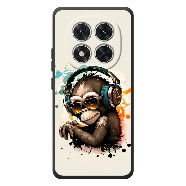 Чохол з принтом «Макака в навушниках» для Xiaomi Redmi Note 15 Pro