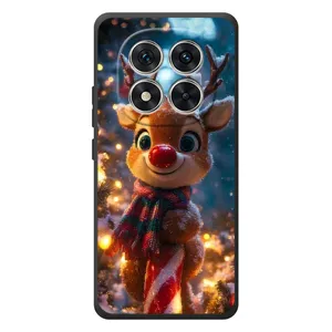 Яскравий чохол для Xiaomi Redmi Note 15 Pro з Зимові Оленята (Олень з шарфом)