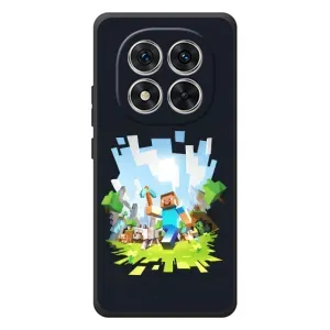 Чехол Майнкрафт на Xiaomi Redmi Note 15 Pro (AlphaPrint) Minecraft (персонажи Minecraft)