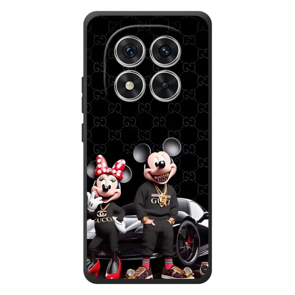 Чехол с принтом «Семья Маусов» для Xiaomi Redmi Note 15 Pro