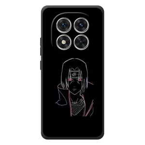 Чехлы на тему: Итачи Учиха для Xiaomi Redmi Note 15 Pro (AlphaPrint) (силуэт Итачи)