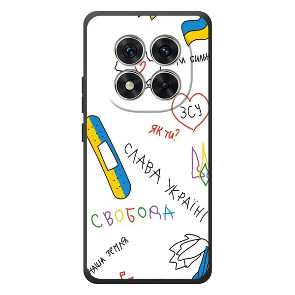 Чохол з принтом «Стикер» для Xiaomi Redmi Note 15 Pro