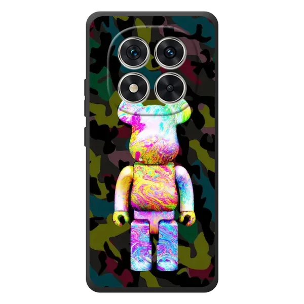 Чохол з принтом «Яскравий Bearbrick» для Xiaomi Redmi Note 15 Pro