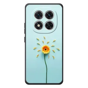 Чохли з квітами для Xiaomi Redmi Note 15 Pro (VPrint) (Жовта квітка)