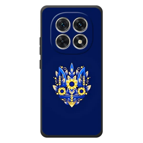 Чехол с принтом «Цветочный Герб» для Xiaomi Redmi Note 15