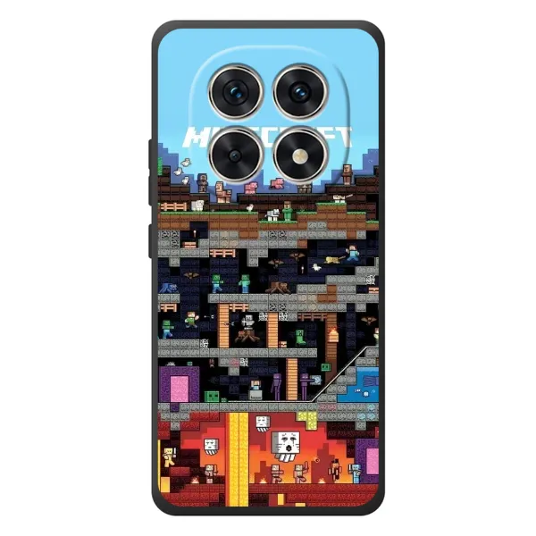 Чехол с принтом «фон Minecraft» для Xiaomi Redmi Note 15