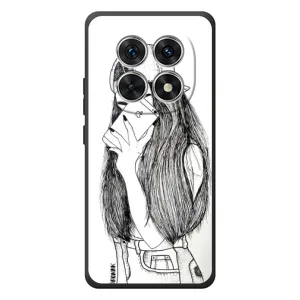 Чехол с печатью для Xiaomi Redmi Note 15 - (Мода) (AlphaPrint) (Фото девочки)
