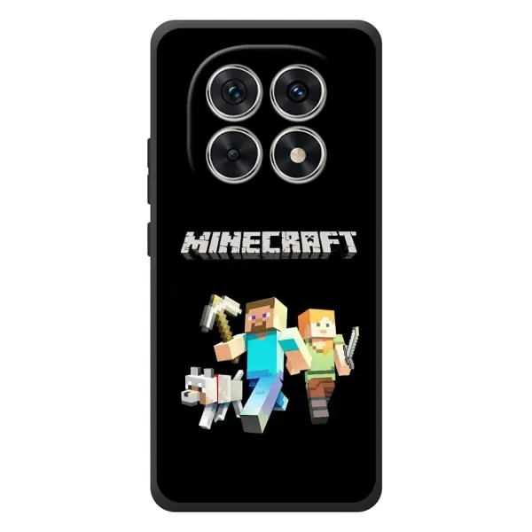 Чехол с принтом «герои Minecraft» для Xiaomi Redmi Note 15