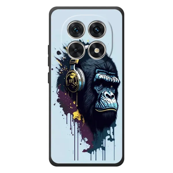 Чехол с принтом «Горилла в наушниках» для Xiaomi Redmi Note 15 Чехол с принтом «Горилла в наушниках» для Xiaomi Redmi Note 15