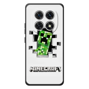 Чехол Майнкрафт на Xiaomi Redmi Note 15 (AlphaPrint) Minecraft (крипер Майнкрафт)