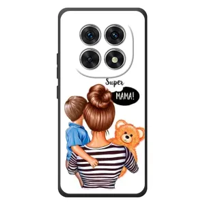 Чехол с печатью для Xiaomi Redmi Note 15 - (Мама с ребенком) (AlphaPrint) (Мама с сыном)