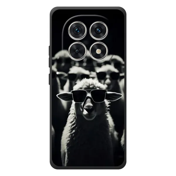 Чехол с принтом «Овечка в очках» для Xiaomi Redmi Note 15