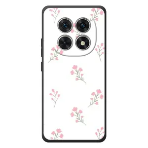 Чехол с розовым рисунком для Xiaomi Redmi Note 15 (Розовые цветы)