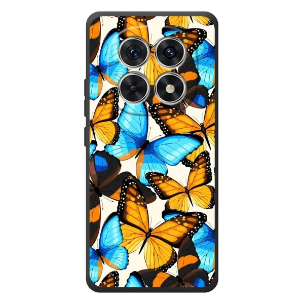 Чехол с принтом «Яркие бабочки» для Xiaomi Redmi Note 15