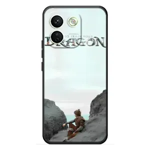 Чехол как приручить дракона на Xiaomi Redmi Note 17 Pro Max (Дракон лого)