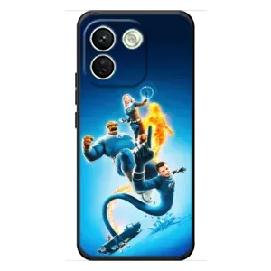 Чехол с принтом Фантастическая четверка для Xiaomi Redmi Note 17 Pro Max (Герои Фантастическая Четверка)