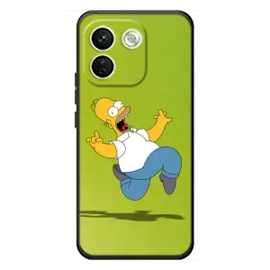 Чехол с Симпсонами для Xiaomi Redmi Note 17 Pro Max (VPrint) (Гомер Симпсон)