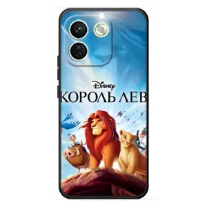 Чехол Король лев на Сяоми Редми Ноте 17 Про Макс (Постер Король Лев)