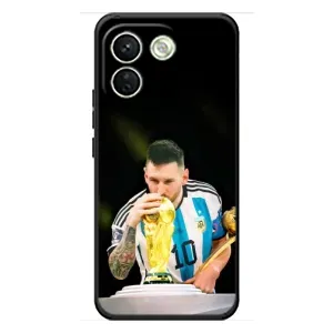 Чохли для Xiaomi Redmi Note 17 Pro Max (Leo чемпіон) (AlphaPrint) (Кубок Мессі)
