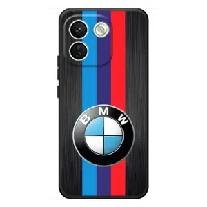 Чохол для Сяомі Редмі Ноте 17 Про Макс - з принтом БМВ (AlphaPrint) (Лого BMW)