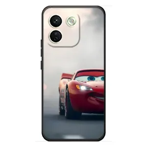 Силиконовый чехол Маквин для Xiaomi Redmi Note 17 Pro Max (Скоростной Маквин)