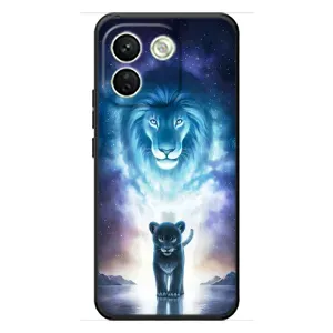 Чехол со Львом для Xiaomi Redmi Note 17 Pro Max (VPrint) (Маленький лев)